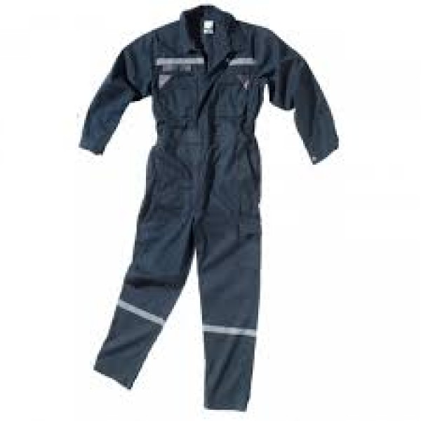 BOILER SUIT WITH REFLECTIVE TAPES